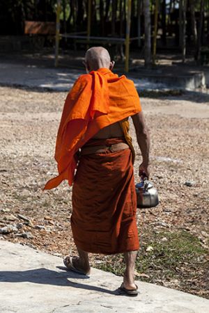 Buddhist Monk at Sihanoukville 